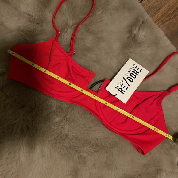 MOVING SALE!! NWT Solid & Striped Redone Bikini Top! - Picture 4 of 5
